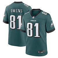 Men's Nike Terrell Owens Midnight Green Philadelphia Eagles Team Retired Game Jersey
