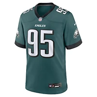 Men's Nike Ty Robinson Midnight Green Philadelphia Eagles Team Game Jersey