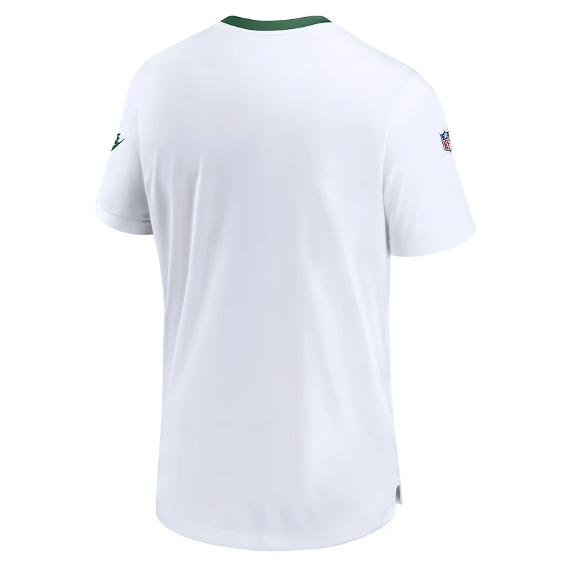 Men's Nike White Philadelphia Eagles Sideline Coaches Alternate Performance T-Shirt