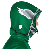 Men's Pro Player Kelly Green/Black Philadelphia Eagles Retro Helmet Full-Zip Hooded Track Jacket