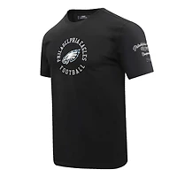Men's Pro Standard Black Philadelphia Eagles Hybrid T-Shirt