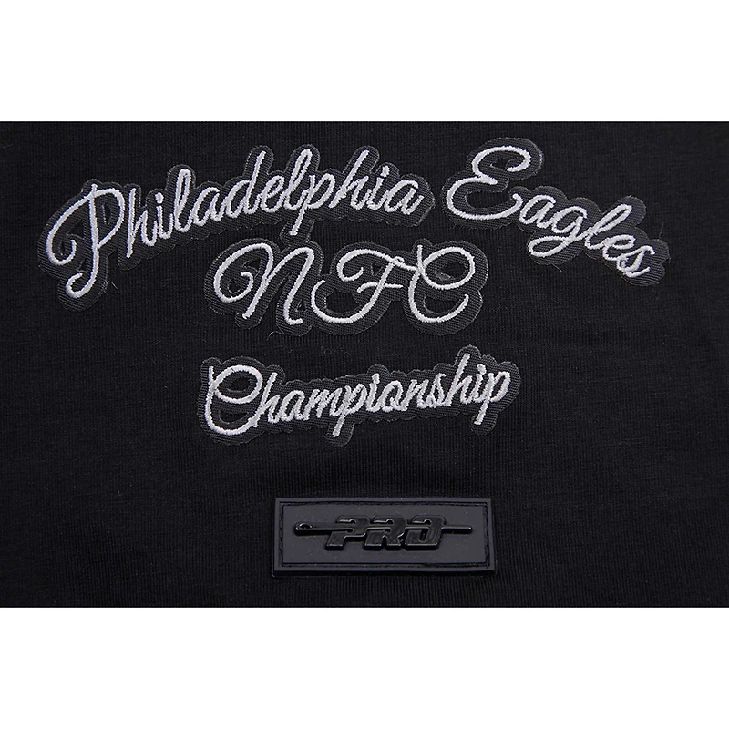 Men's Pro Standard Black Philadelphia Eagles Hybrid T-Shirt