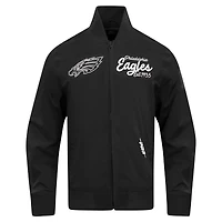Veste zippée en sergé Paint The City Pro Standard noire pour homme des Philadelphia Eagles