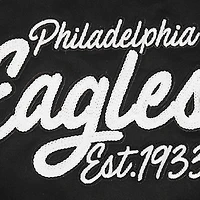 Veste zippée en sergé Paint The City Pro Standard noire pour homme des Philadelphia Eagles