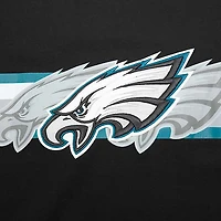 T-shirt rétro Striper Pro Standard noir des Eagles de Philadelphie pour hommes