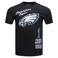Men's Pro Standard Jalen Hurts Black Philadelphia Eagles Fast Lane Name & Number Player T-Shirt