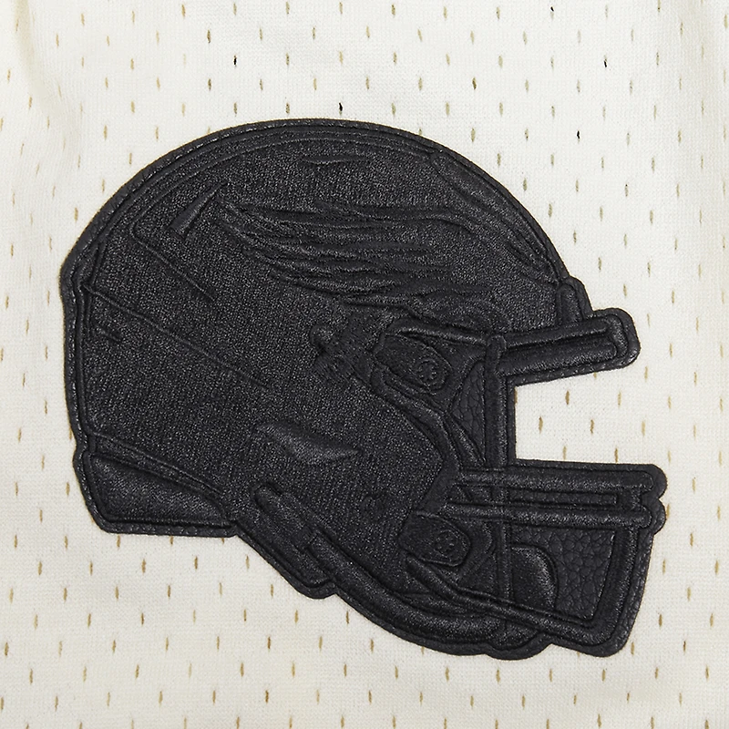 Maillot de baseball boutonné triple ton sur pour hommes Pro Standard Jalen Hurts crème Philadelphia Eagles nom et numéro