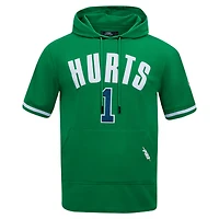 Men's Pro Standard Jalen Hurts Kelly Green Philadelphia Eagles Player Name & Number Hoodie T-Shirt