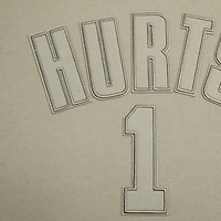 Men's Pro Standard Jalen Hurts Tan Philadelphia Eagles Player Name & Number Pullover Hoodie