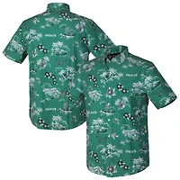 Men's Reyn Spooner Green Philadelphia Eagles Kekai Performance Button-Down Shirt