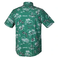 Men's Reyn Spooner Green Philadelphia Eagles Throwback Kekai Performance Button-Down Shirt