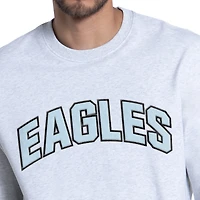 Sweat-shirt polaire Starter Ash Philadelphia Eagles Faceoff pour homme