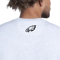 Men's Starter Ash Philadelphia Eagles Faceoff Fleece Sweatshirt