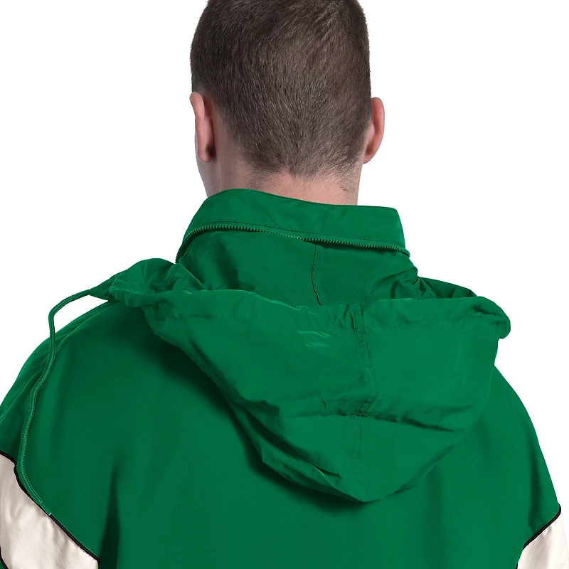 Men's Starter  Kelly Green Philadelphia Eagles The Gust Full-Zip Hooded Jacket
