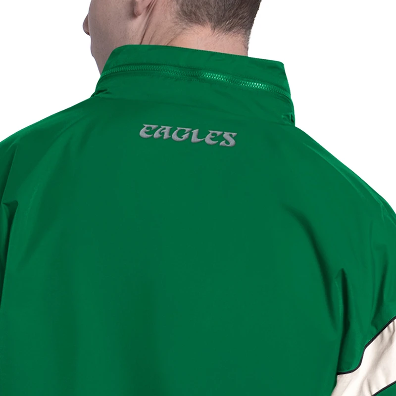Men's Starter  Kelly Green Philadelphia Eagles The Gust Full-Zip Hooded Jacket