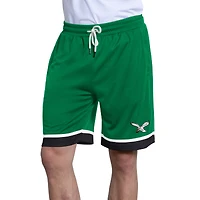 Men's Starter  Midnight Green Philadelphia Eagles Power Play Mesh Shorts