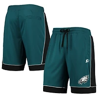 Men's Starter Midnight Green/Black Philadelphia Eagles Fan Favorite Fashion Shorts