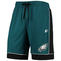 Men's Starter Midnight Green/Black Philadelphia Eagles Fan Favorite Fashion Shorts