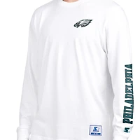 Men's Starter  Midnight Green/White Philadelphia Eagles Short Sleeve & Long T-Shirt Combo Pack