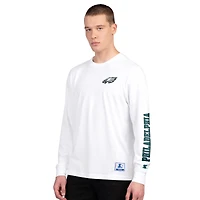 Men's Starter  Midnight Green/White Philadelphia Eagles Short Sleeve & Long T-Shirt Combo Pack
