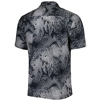 Tommy Bahama Black Philadelphia Eagles Big & Tall Coast Luminescent Fronds Camp IslandZone Chemise boutonnée