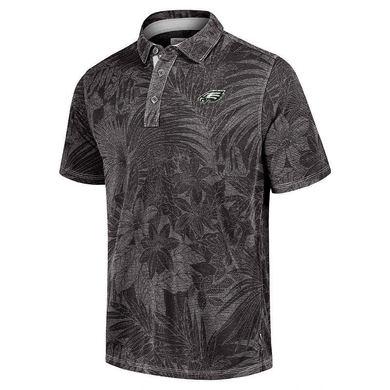 Polo Tommy Bahama gris pour homme des Philadelphia Eagles Sport Santiago Paradise