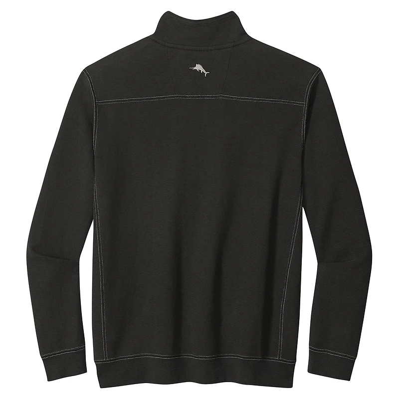 Men's Tommy Bahama  Black Philadelphia Eagles Sport Tobago Half-Zip Pullover