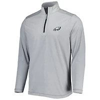 Tommy Bahama Grey Philadelphia Eagles On Deck IslandZone Veste à demi-fermeture éclair pour homme