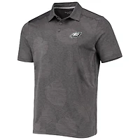 Men's Tommy Bahama Gray Philadelphia Eagles Palm Coast Delray Frond Allover IslandZone Polo