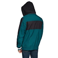 Men's Tommy Hilfiger Green Philadelphia Eagles Gael Lightweight Half-Zip Hoodie Jacket