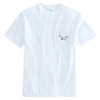 Men's Vineyard Vines White Philadelphia Eagles Big & Tall Gridiron Classics Throwback Helmet T-Shirt
