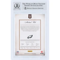 Michael Vick Philadelphia Eagles Autographed 2011 Panini Prime Signatures #126 #/499 Beckett Fanatics Witnessed Authenticated 10 Card
