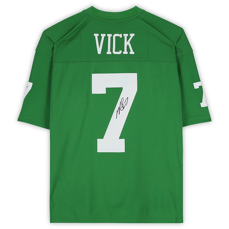Michael Vick Philadelphia Eagles Autographed Kelly Green Mitchell & Ness 2010 Legacy Jersey