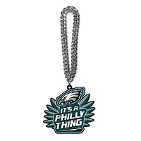 Collier chaîne avec slogan des Eagles de Philadelphie MOJO