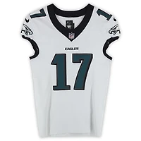 Nakobe Dean Philadelphia Eagles Game-Used #17 White Nike Jersey from Multiple Games During the 2024 NFL Preseason