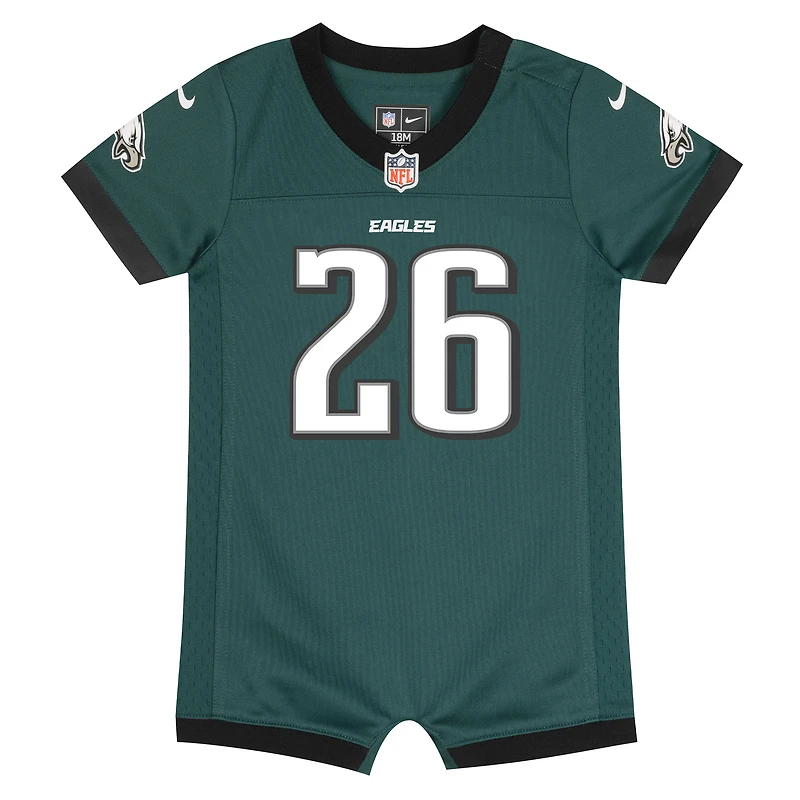 Maillot de jeu Nike Saquon Barkley pour nouveau-né et bébé, vert nuit, des Philadelphia Eagles