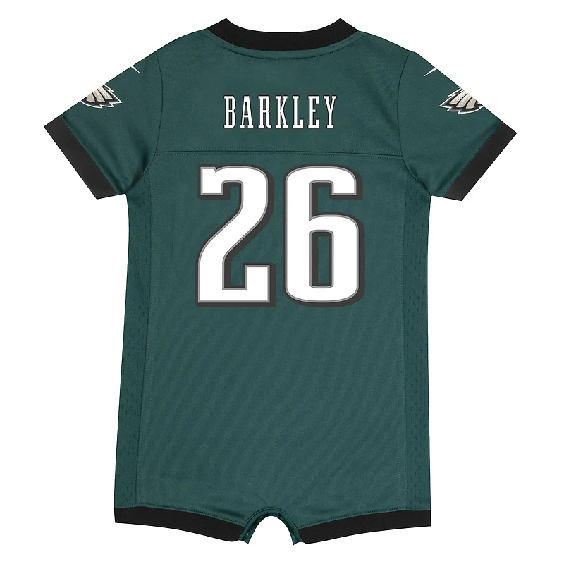 Maillot de jeu Nike Saquon Barkley pour nouveau-né et bébé, vert nuit, des Philadelphia Eagles