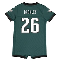 Maillot de jeu Nike Saquon Barkley pour nouveau-né et bébé, vert nuit, des Philadelphia Eagles