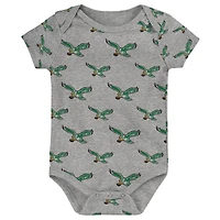 Ensemble de 3 bodies pour nouveau-né et bébé Philadelphia Eagles Team Starter