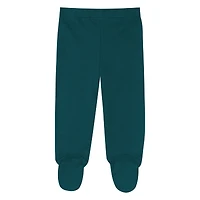 Newborn Outerstuff Midnight Green Philadelphia Eagles Little Champ Three-Piece Long Sleeve Bodysuit, Pants and Cuffed Hat Set