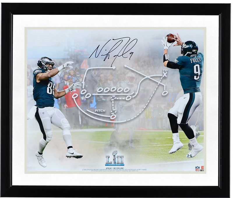 Nick Foles Philadelphia Eagles Autographed 16" x 20" Super Bowl LII Champions Philly Special Photograph