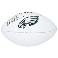 Nick Foles Philadelphia Eagles Autographed Franklin White Panel Football with "SB LII MVP" Inscription