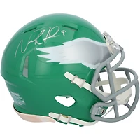 Nick Foles Philadelphia Eagles Autographed Riddell Kelly Green Throwback Speed Mini Helmet 