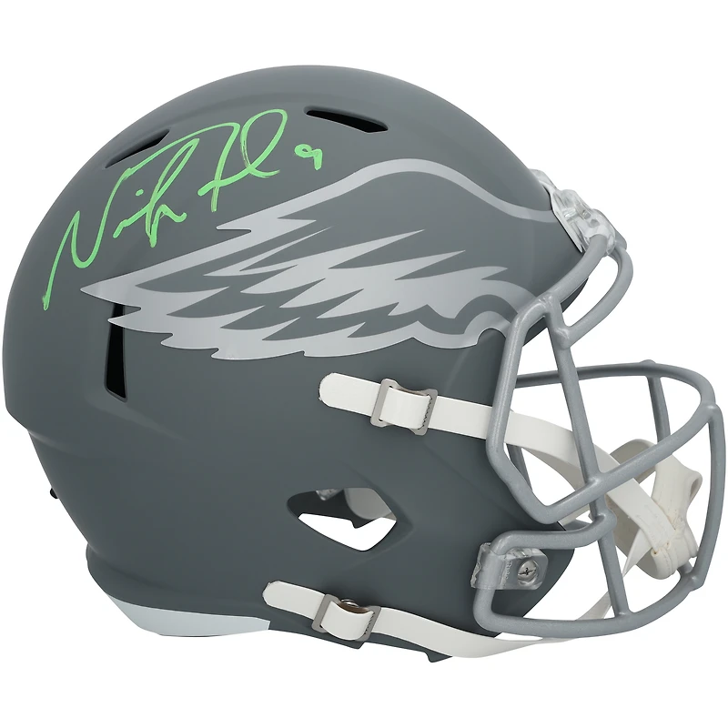 Nick Foles Philadelphia Eagles Autographed Riddell Slate Speed Replica Helmet