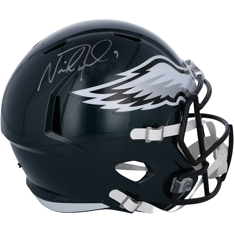 Casque réplique autographié Riddell Speed de Nick Foles par les Philadelphia Eagles