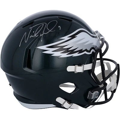 Casque réplique autographié Riddell Speed ​​de Nick Foles par les Philadelphia Eagles
