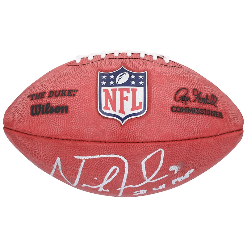 Nick Foles Philadelphia Eagles Autographed Wilson Duke Full Color Football with "SB LII MVP" Inscription 
