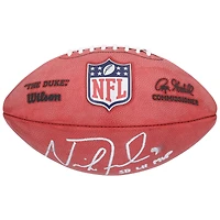 Nick Foles Philadelphia Eagles Autographed Wilson Duke Full Color Football with "SB LII MVP" Inscription 
