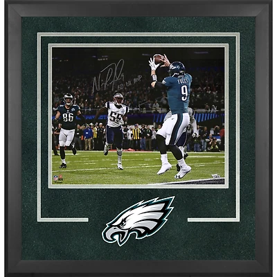 Nick Foles Philadelphia Eagles Deluxe Framed Autographed 16" x 20" Super Bowl LII Champions Philly Special Touchdown Catch Photograph with "SB LII MVP" Inscription