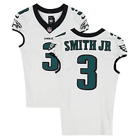 Nolan Smith Jr. Philadelphia Eagles Game-Used #3 White Jersey vs. Los Angeles Chargers on December 8, 2025